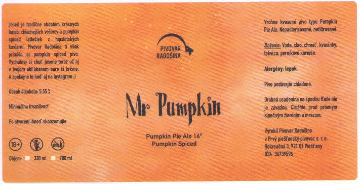 Mr Pumpkin