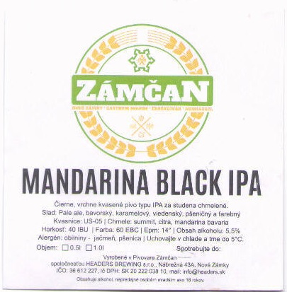 Mandarina Black Ipa